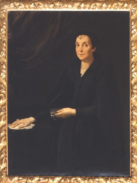 Bolognini Giovanni Battista, Ritratto di vedova con libro