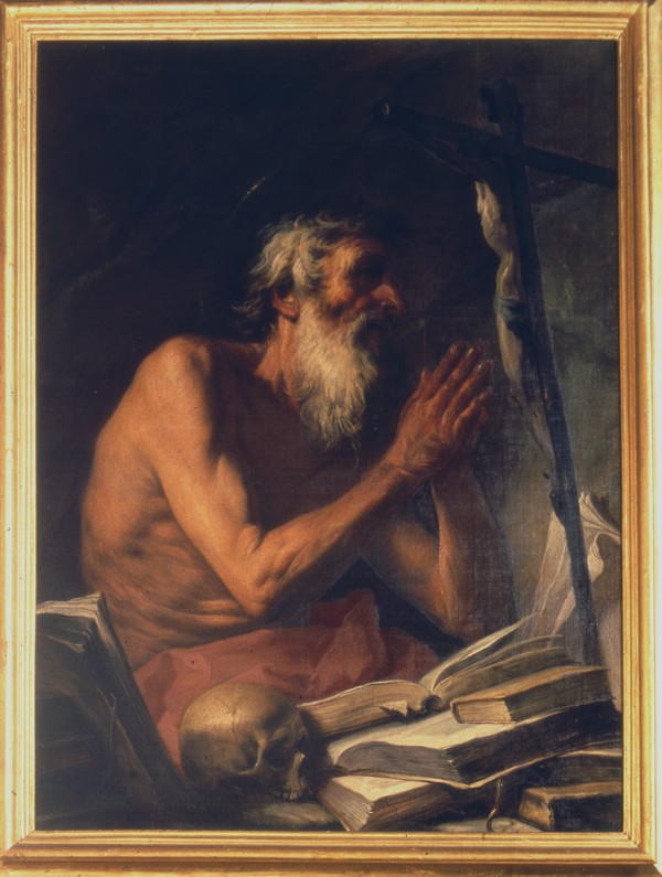 Gherardini Alessandro, San Girolamo in adorazione del crocifisso