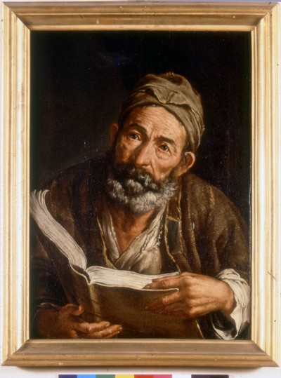 Bellotti Pietro, Ritratto di vecchio con libro