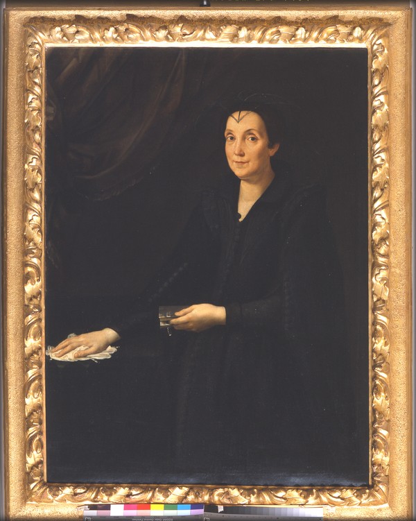 Bolognini Giovanni Battista, Ritratto di vedova con libro