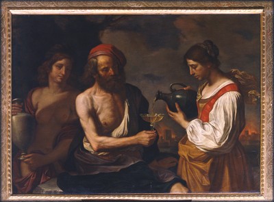 Barbieri Giovan Francesco detto il Guercino, Loth e le figlie