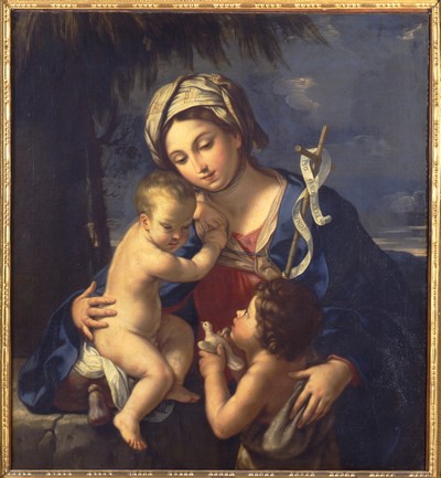 Elisabetta Sirani - Madonna col Bambino e San Giovannino