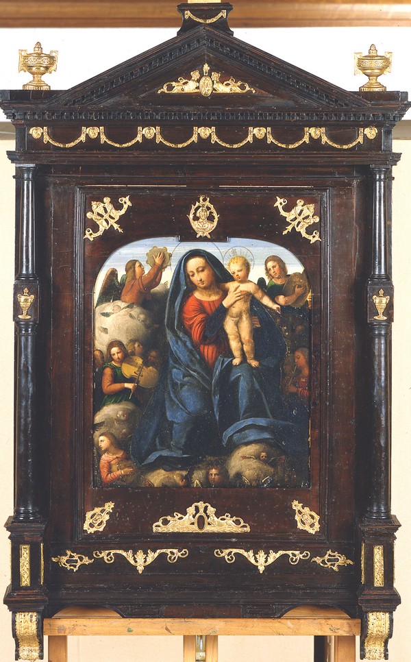L'Ortolano - Madonna col Bambino in gloria e angeli