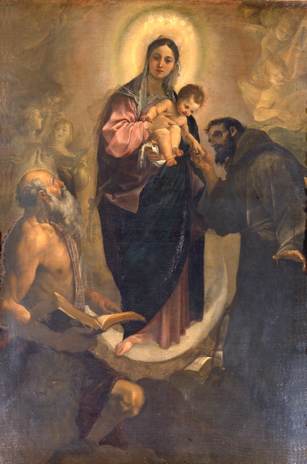 Ludovico Carracci - Madonna col Bambino fra Santi