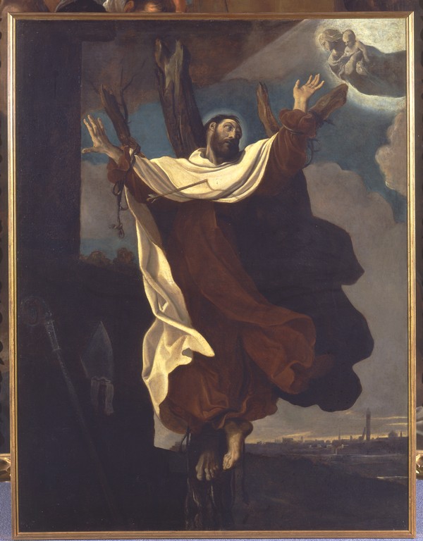 Ludovico Carracci - San Pietro Toma crocifisso