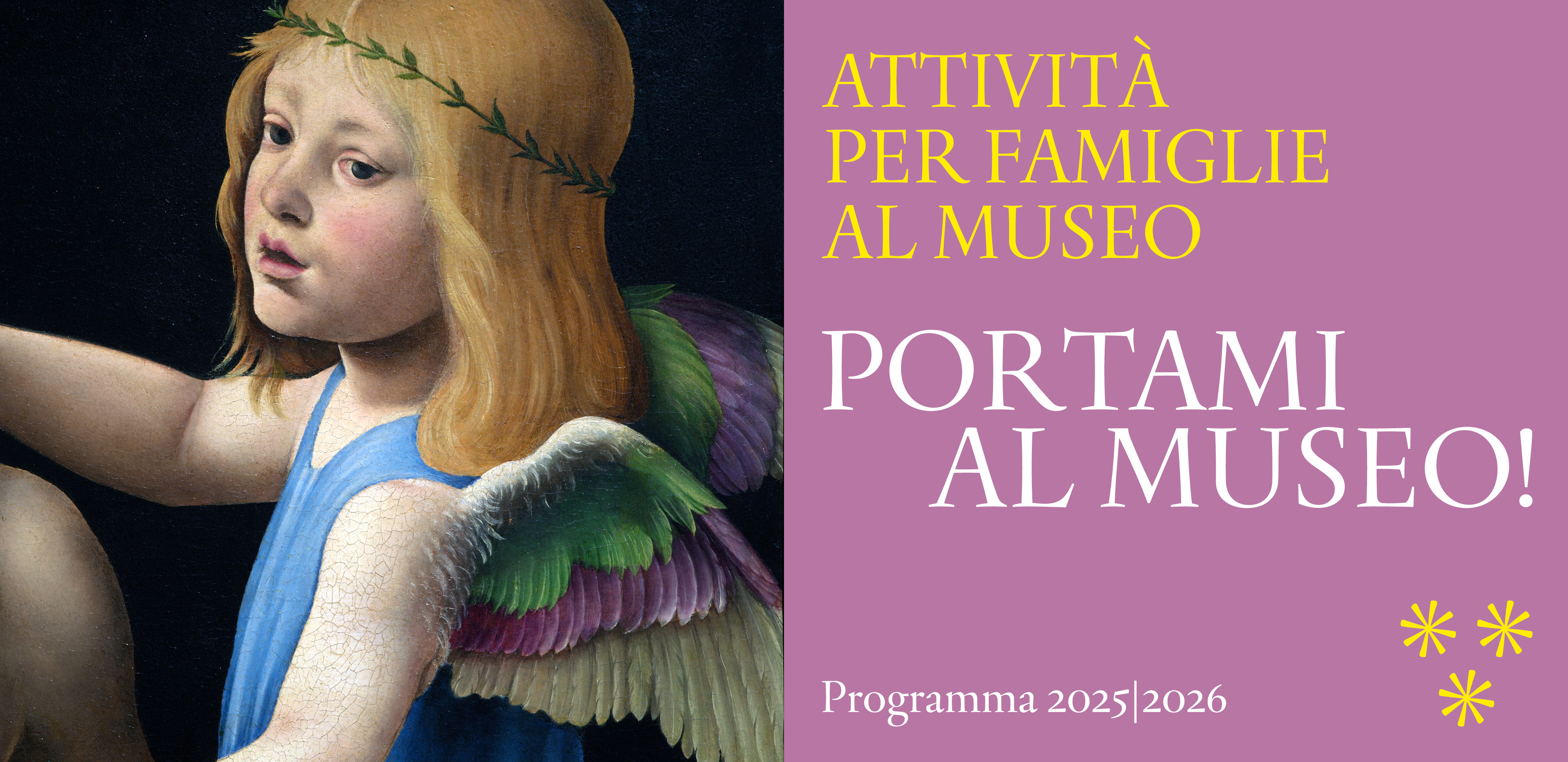Grafica sito eventi 2025 2026 famiglie