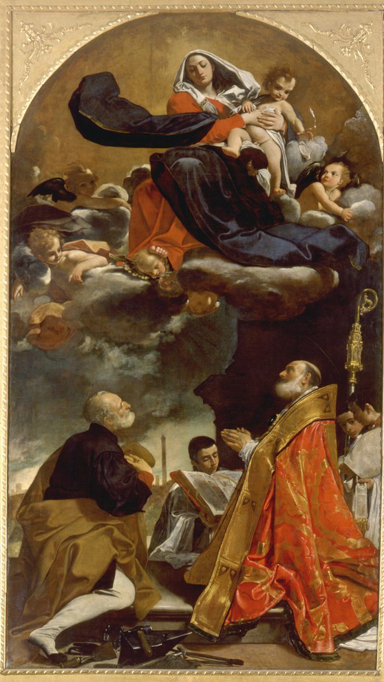 Cavedoni - Madonna col Bambino in gloria e Santi
