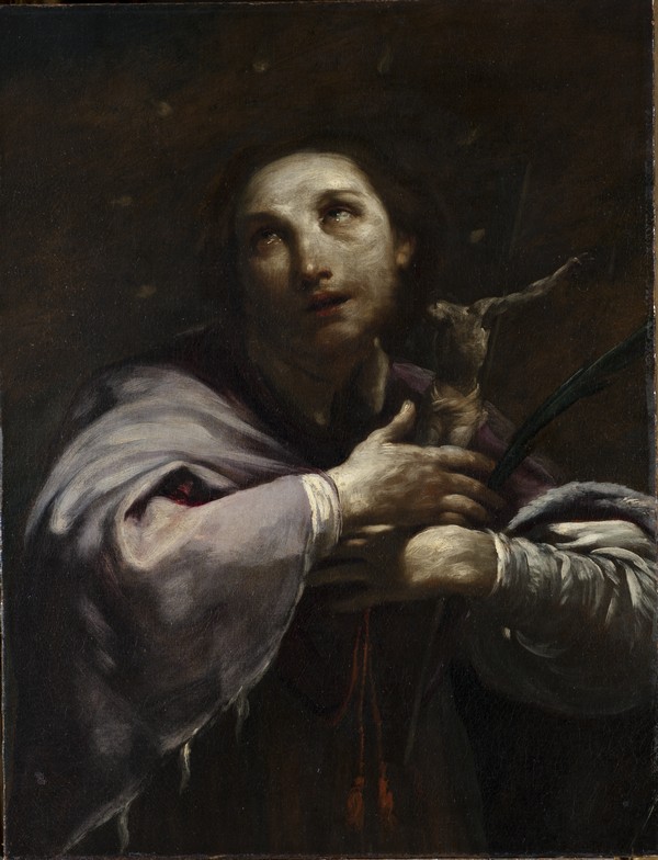 Giuseppe Maria Crespi - San Giovanni Nepomuceno che stringe il Crocifisso