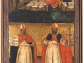 Cristoforo da Bologna - Orazione nell'orto. I Santi Ambrogio e Petronio