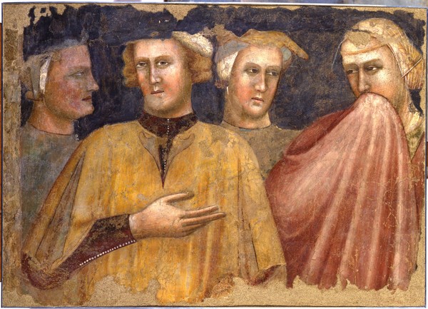 Francesco da Rimini - Quattro figure in costume laico