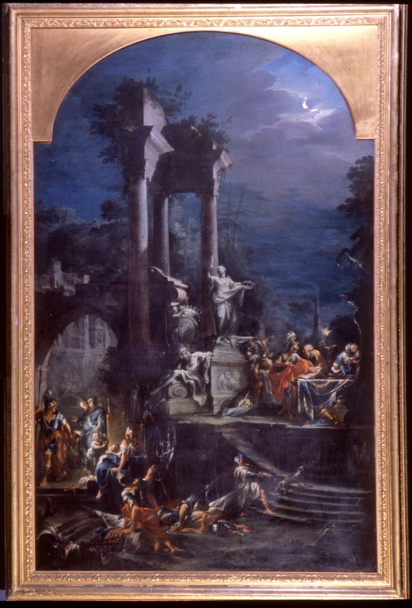 Francesco Monti - Tomba allegorica di John Campbell, Duca di Argyll