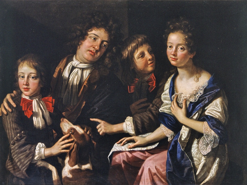 Benedetto Gennari il Giovane, Ritratto della famiglia Riva