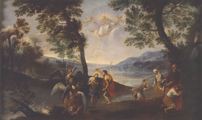 Pier Francesco Cittadini, Paesaggio con Battesimo di Cristo