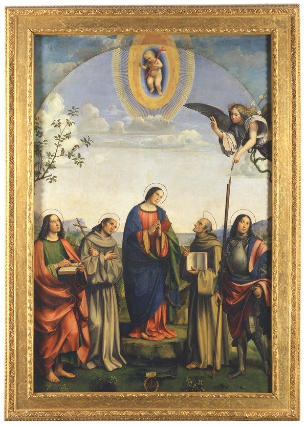 Francesco Francia - Vergine annunziata e Santi 