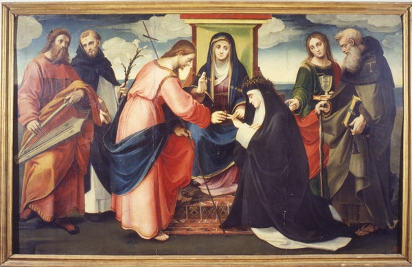 Bagnacavallo - Sposalizio mistico di Santa Caterina da Siena e Santi 