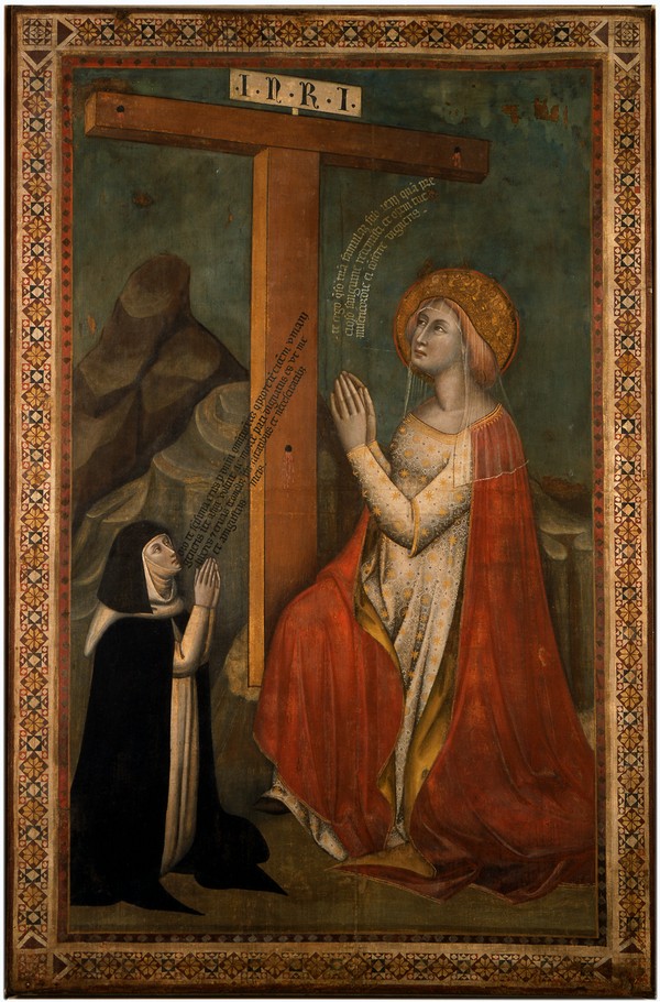 Simone de' Crocefissi - Sant'Elena in adorazione della Croce