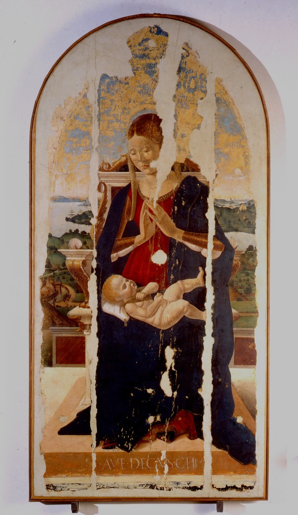 Guido Aspertini - Madonna col Bambino in trono