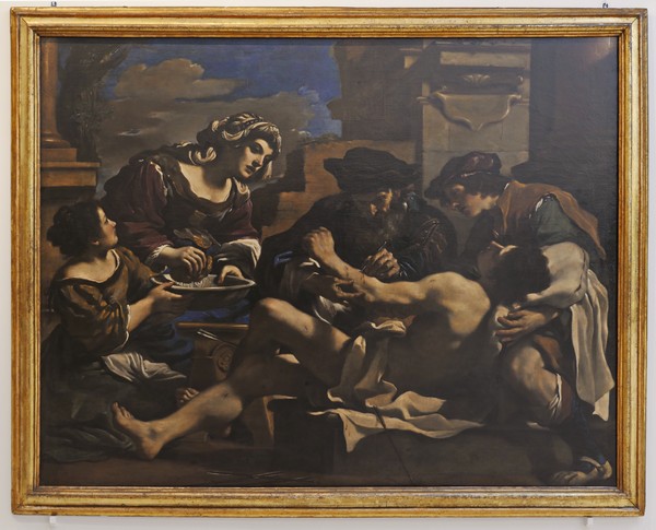 Guercino - San Sebastiano curato da Irene
